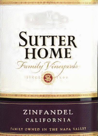 Rượu Vang Mỹ Sutter Home Zinfandel