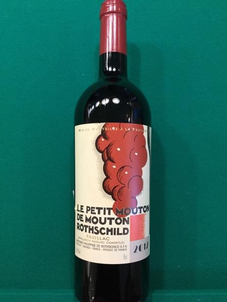 Rượu Vang Pháp Le Petit Mouton de Mouton Rothschild 2012