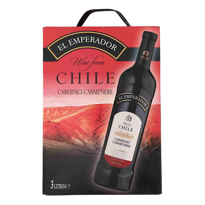 Rượu Vang Bịch Chile El Emperador Cabernet Carmenere 3L