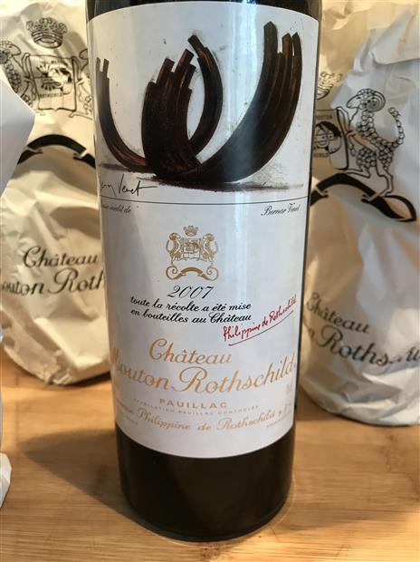 Rượu Vang Pháp Chateau Mouton Rothschild Pauillac 2007