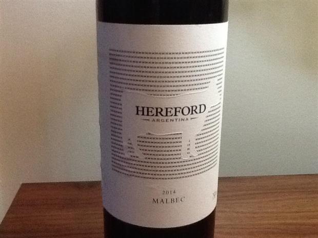 Rượu vang Argentina Hereford Malbec