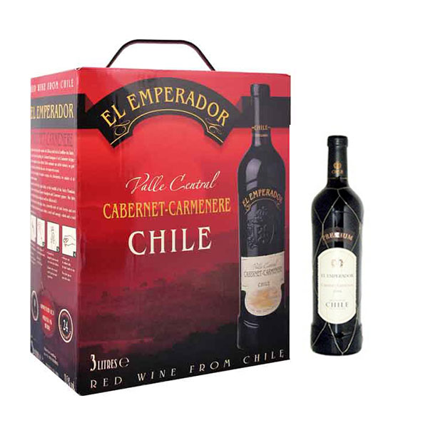 Rượu Vang Bịch Chile El Emperador Cabernet Carmenere 3L