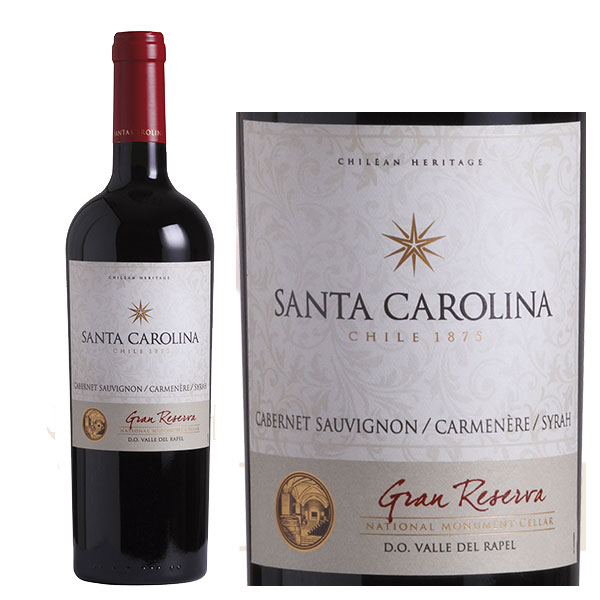 Rượu Vang Chile SANTA CAROLINA Gran Reserva Carmenere