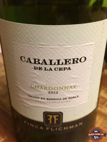 Rượu Vang Argentina Caballero de la Cepa Chardonnay Finca Flichman