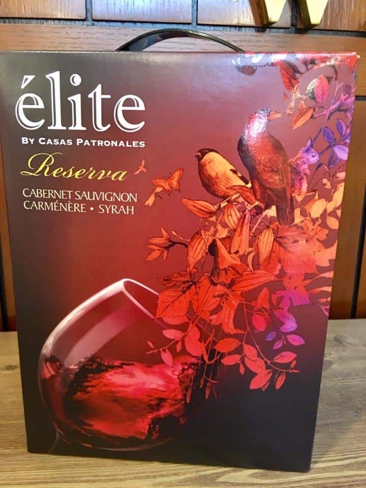 Rượu Vang Bịch Chile Elite Casas Patronales
