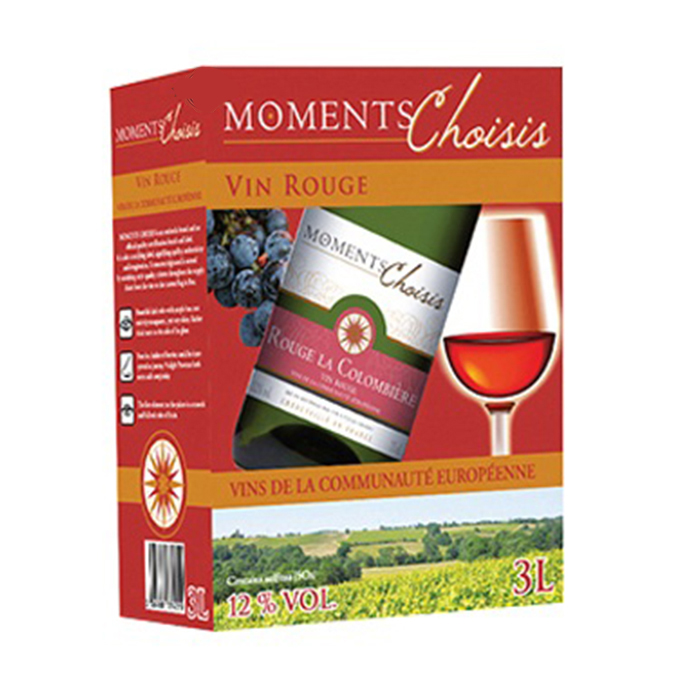 Rượu Vang Bịch Pháp Moments Choisis 3L
