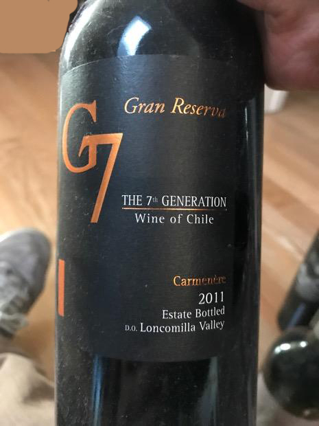 Rượu Vang Chile G7 Gran Reserva Carmenere