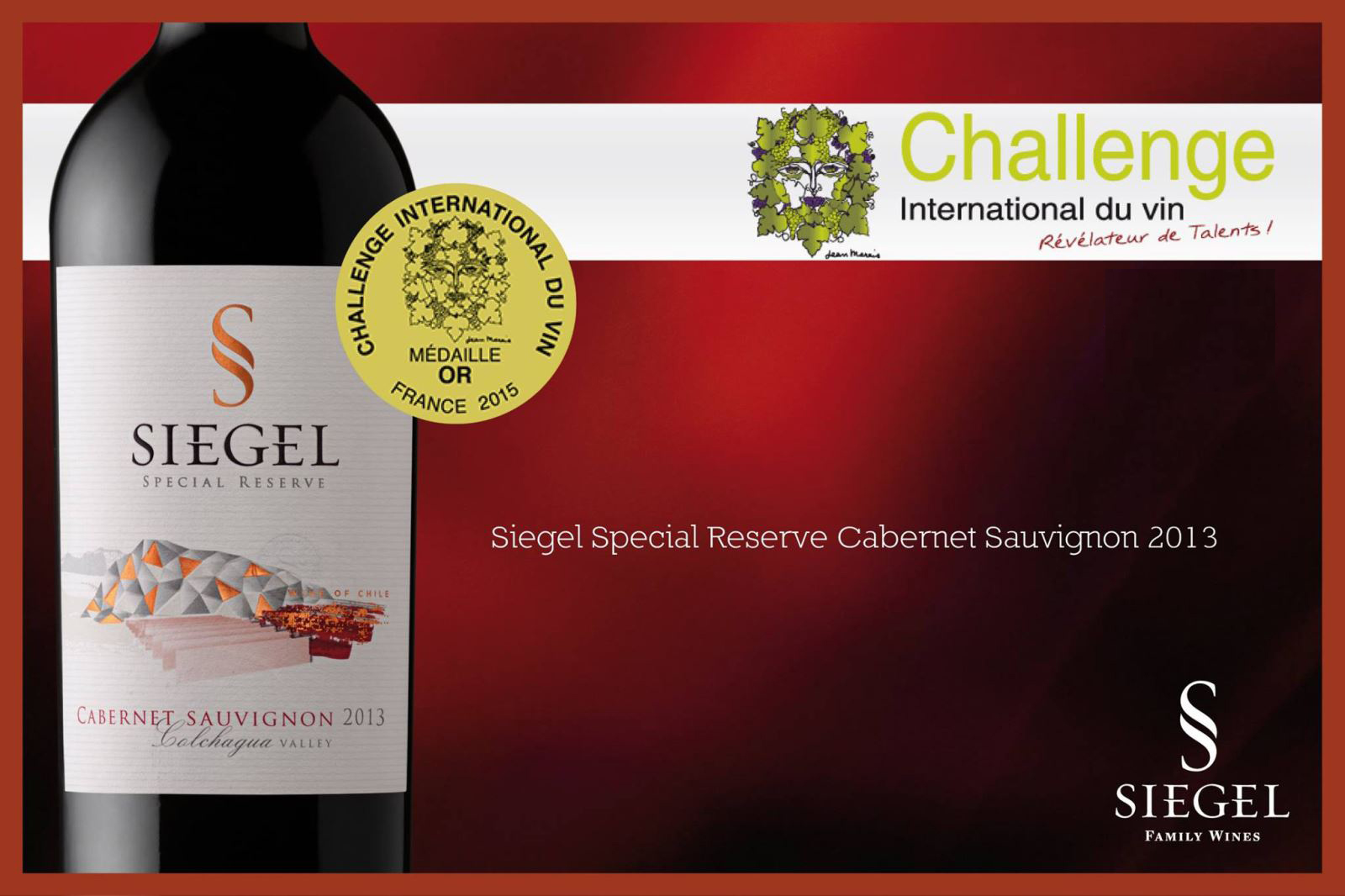 Rượu Vang Chile Siegel Special Reserve Cabernet Sauvignon