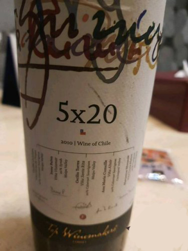 Rượu Vang Chile Top Winemaker M 5x20 Syrah