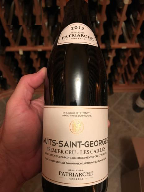 Rượu Vang Pháp Patriarche Nuits Saint Georges Les Cailles
