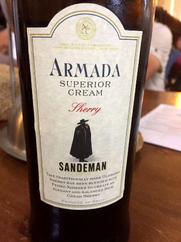 Rượu vang Tây Ban Nha Sandeman Armada Superior Cream Sherry DO