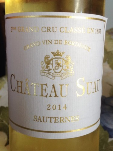 Rượu Vang Pháp Chateau Suau Sauternes Grand Cru Classe 2014